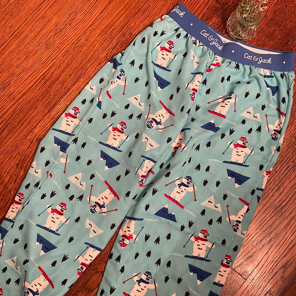 Cat & Jack pj bottoms size 8/10 - Picture 2 of 4